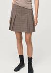 Юбка Mango Pleated skirt, Brown - фото