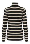 Джемпер Soaked in Luxury SLSpina Striped Rollneck, Black W Sandshell Stripe/Black - фото 6