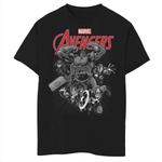 Футболка с рисунком Marvel Avengers для мальчиков 8–20 лет Marvel - фото