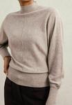 Джемпер Reiss SUSIE FUNNEL-NECK BATWING, Neutral/Beige - фото 4