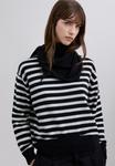 Джемпер Scalpers Jumper, Black Stripes/Black - фото