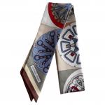 HERMES Шёлковый шарф Multicolor, Multicolor - фото 5
