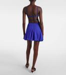 Шелковое мини-платье Nensi Dojaka, синий - фото 3