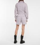 Шорты из хлопкового флиса Les Tien, Lavender Stone - фото 3