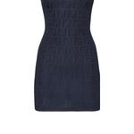 FENDI Безрукавное платье FW22 женское синее - фото 5