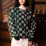 Свитер New York Yankees унисекс темно-зеленый MLB - фото 4