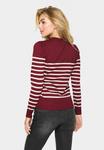 Джемпер MILA STRIPED Saint Tropez, бордовый - фото 2