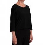 Футболка Go To укороченная черная Sympli - фото 2