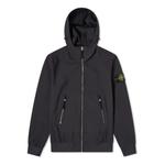 Куртка soft shell-r hooded jacket 'navy' Stone Island, синий - фото