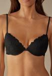 Бюстгальтер пуш-ап PRETTY FLOWER Intimissimi, черный - фото