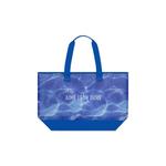 Сумка-тоут Aimé Leon Dore Aqua Print Mesh Tote Bag, синий - фото