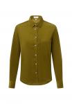 Блуза Marie Lund Button-down blouse, Oliv/Olive - фото