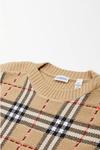 Свитер Burberry Kids  Patrick Check, Sand IP Check - фото 3
