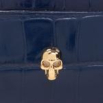 Alexander McQueen Женский кожаный картхолдер синий - фото 5