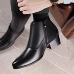 Черные мужские ботинки LUOMAIKE - фото 5