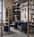 Кресло Ikea Landskrona, гранн / бомстад черный / металл - фото 4