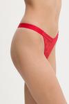 Трусики-стринги HUGO, красный - фото 3