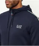 Толстовка slim fit Ea7, темно-синий - фото 4