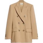 Жакет Adamo Double Breasted Long Sleeved Jacket SportMax, бежевый - фото 3