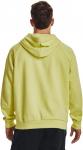 Толстовка Under Armour Rival Fleece, (743) Lime Yellow/White - фото 2