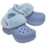 Crocs Женские босоножки-клоги Bae Lined синие - фото 5