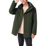 Пуховик мужской черный лес зеленый / 0373 Skechers - фото 3