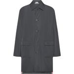 Парка с логотипом THOM BROWNE, серый - фото