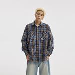 Рубашка унисекс NANDCHN, синий - фото 8