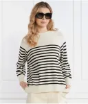 Свитер regular fit Weekend Maxmara, бежевый - фото 3