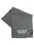 Шарф серого цвета BOSS - фото