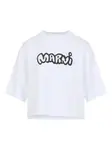 Футболка с логотипом Marni, белый - фото