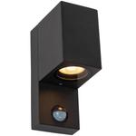 Настенный прожектор Lucide ZARO IR, черный - фото