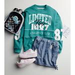 Брендированный свитшот для девочек 7-16 лет Limited Too - фото 2