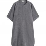 Женское платье с коротким рукавом COS, серый - фото