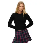 Свитер Superdry Essentials Slim Cable, черный - фото