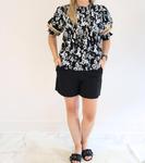 Черные шорты с боковыми разрезами Jade - фото 3