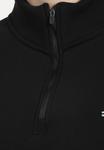 Толстовка Smilodox BASIC HALF ZIP HOODIE JAGO, Schwarz/Black - фото 4