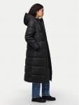 Пуховик стандартного кроя Pieces, черный - фото 4