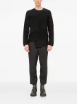 Свитер с круглым вырезом Black Comme Des Garçons, черный - фото 2