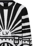 Свитер мужской черный Louis Vuitton, черный - фото 7