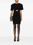 Nensi Dojaka платье мини с вырезом, черный - фото 2