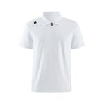 Футболка поло мужская HOTSUIT, серебристо-белая - фото 3