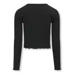 Рубашка с круглым вырезом KIDS ONLY «KOGNELLA L/S O-NECK TOP JRS NOOS», черный - фото 3
