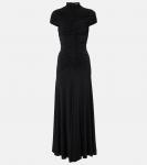 Платье макси со сборками Alaïa, Noir Alaia - фото