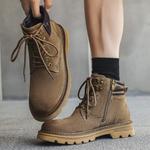 Мужские ботинки Cahhrrn X Martin Boot Men Beige Weishibangwei - фото 3