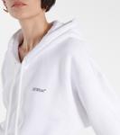 Укороченное худи с принтом Off-White, мультиколор - фото 4