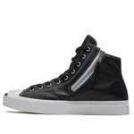 Кеды Converse Jack Purcell Zip 'Black White', черный - фото