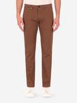 Узкие брюки-чинос Distretto12 Sidney, коричневый - фото 2
