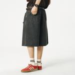 714STREET Джинсовые шорты унисекс, Черный/Серый - фото 4