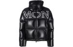 Пуховик женский черный Moncler - фото